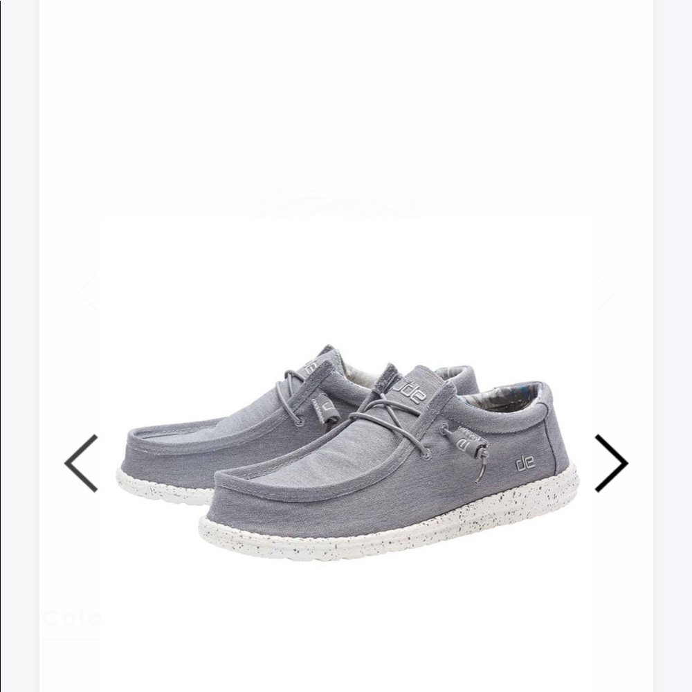 Hey Dude Men’s Wally Linen Iron Size 8. Brand new with tags